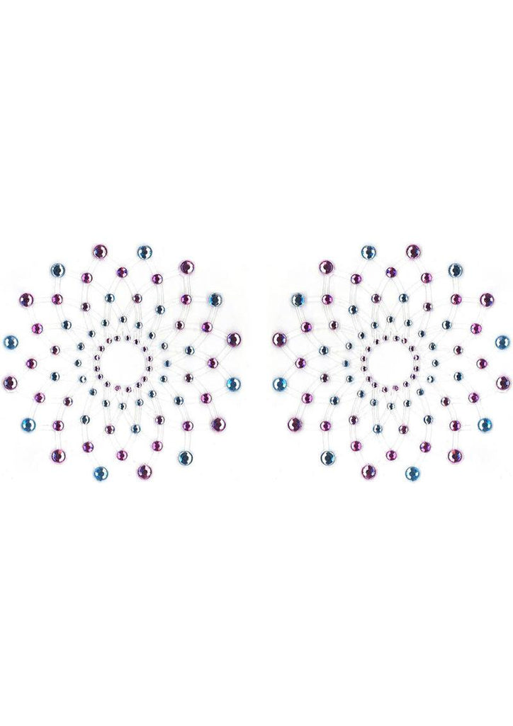 Pasties Crystal Mosaic Blue-purple(peekaboo Crystals)