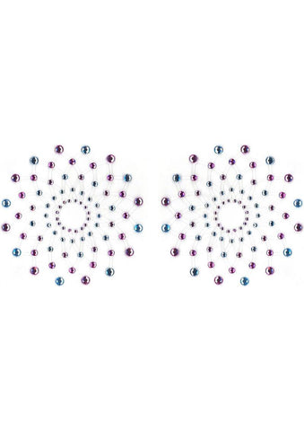 Pasties Crystal Mosaic Blue-purple(peekaboo Crystals)