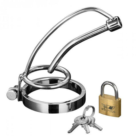 Master Series Asylum Cock Cage W-urethral Plug