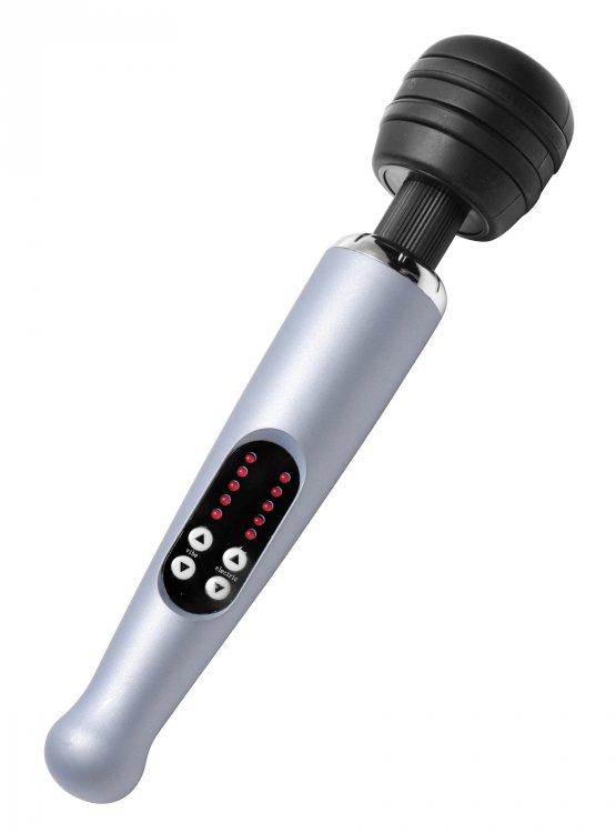 Zeus Ion Cordless Vibrating Estim Wand Massager