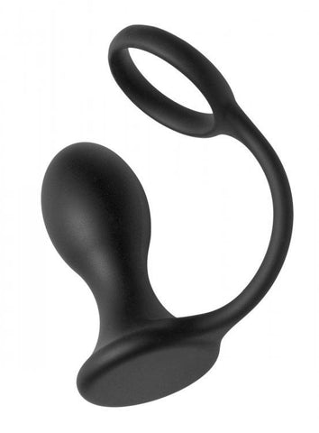 Master Series Prostatic Play Rover C Ring & Prostate Plug Silicone