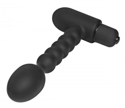 Master Series Prostatic Play Sojourn Plus Slim Ribbed Silicone Prostate Vibe